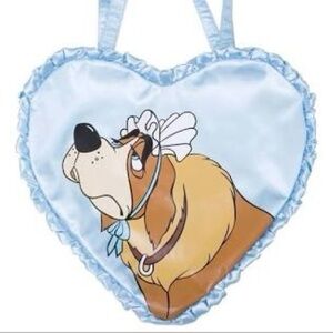 Nana Peter Pan Blue and Brown Bedding Bag with Heart Design